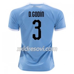 Urugvaj Diego Godin 3 Domaći Nogometni Dres 2019 Copa América